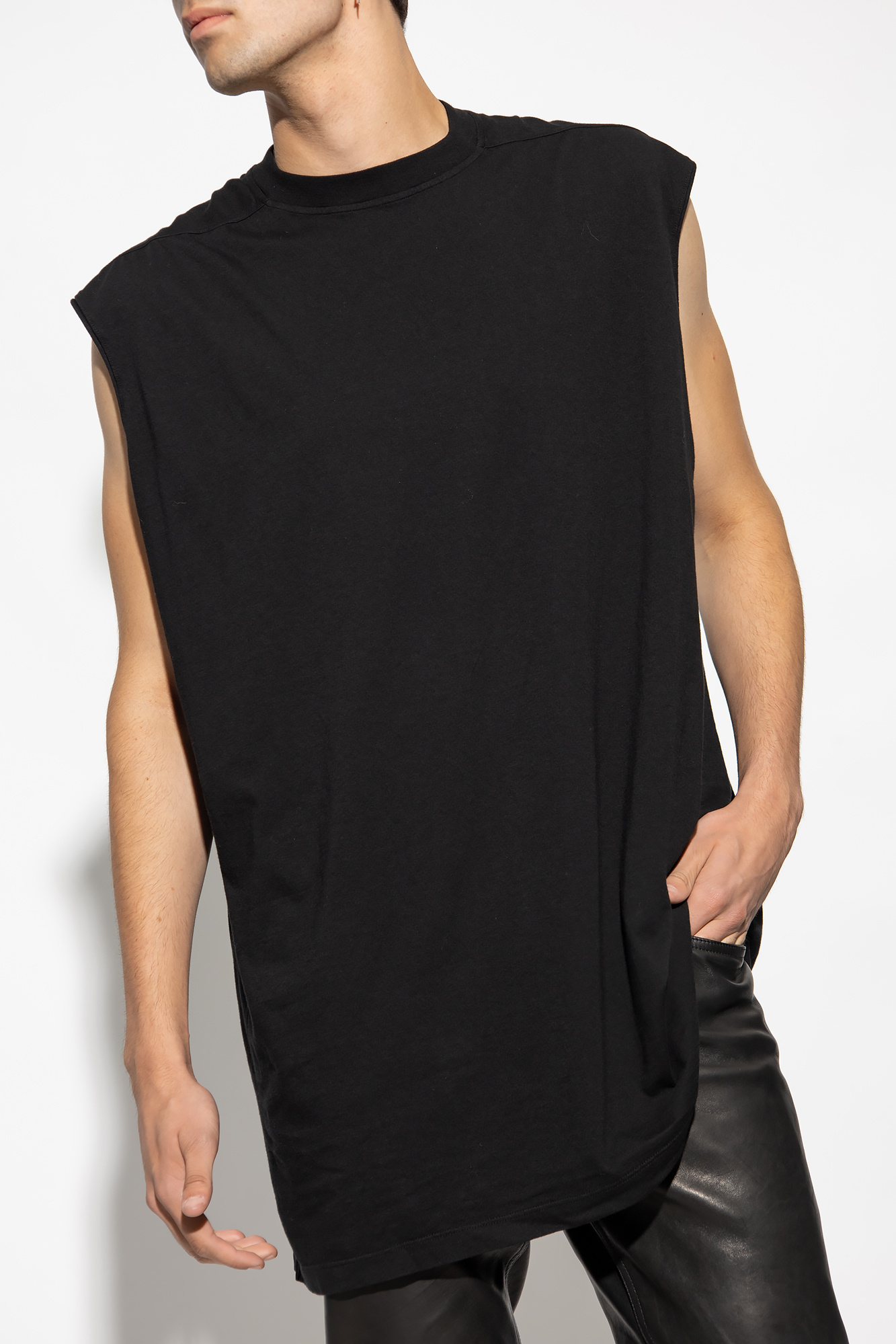 Men's Clothing - Rick Owens 'Tarp' T | shirt | GenesinlifeShops